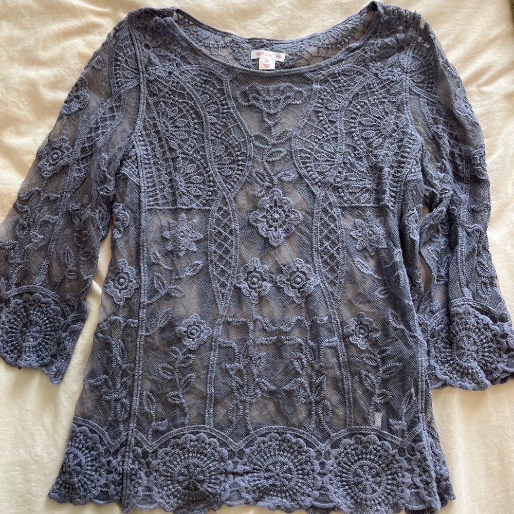 Hippie lace blouse